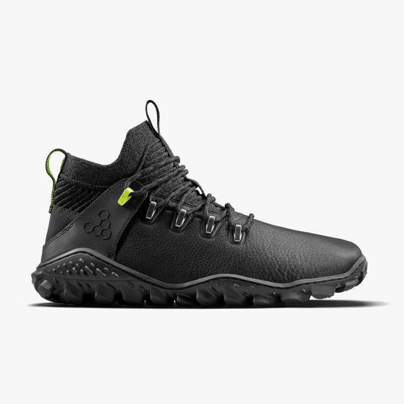 Vivobarefoot MAGNA FOREST ESC WOMENS OBSIDIAN/LIME minimalist hiking shoes (209082-02) In preparation Your Sports Performance