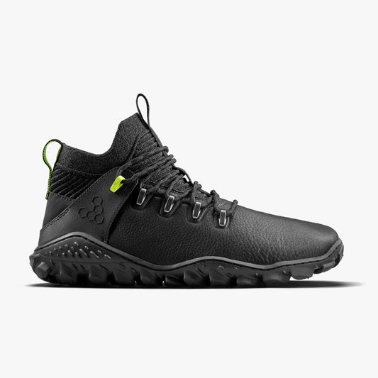 Vivobarefoot MAGNA FOREST ESC WOMENS OBSIDIAN/LIME minimalist hiking shoes (209082-02)