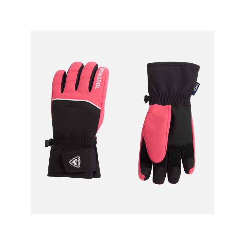 ROSSIGNOL Jr Tech Impr G Children's Ski Gloves Pink