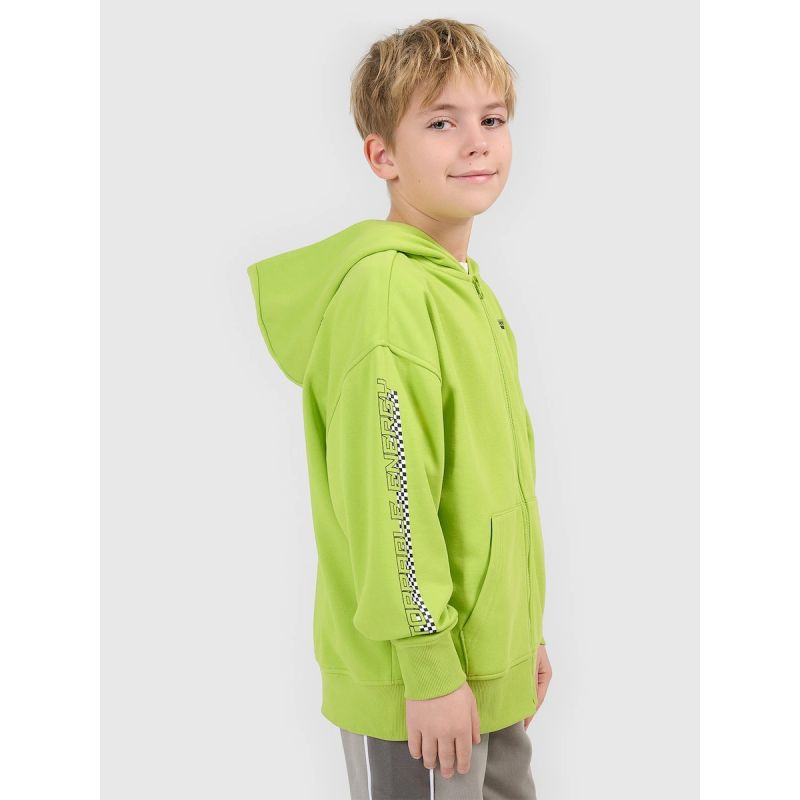 Boys’ Loose-Fit Hooded Sweatshirt 4F 4FJRSS26TSWSM2817-45S