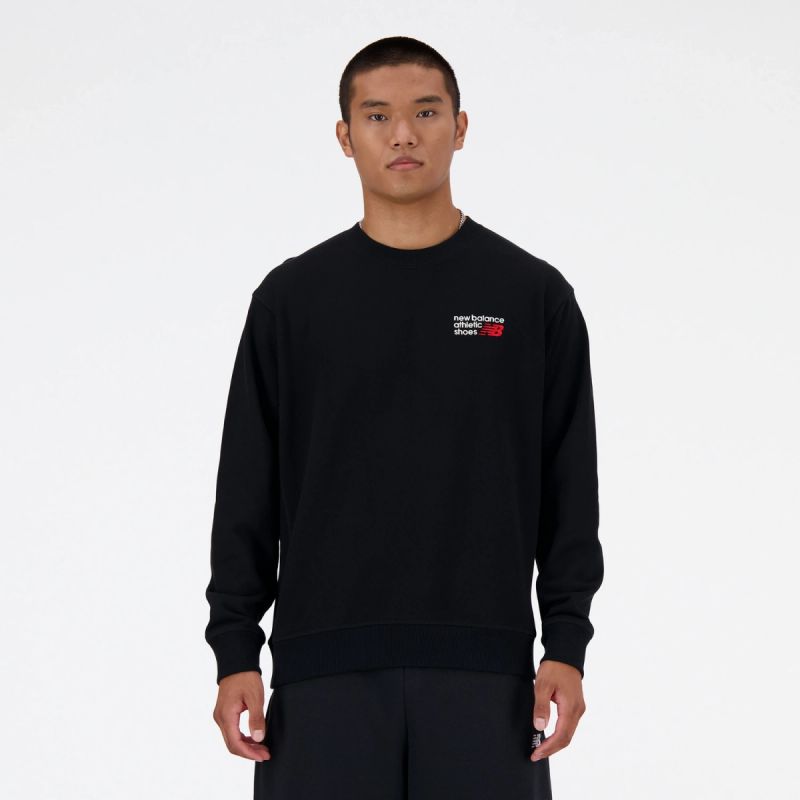 New Balance Athletics Premium Logo M MT41547BK sweatshirt Clothing/Outdoor New Balance