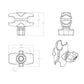 RAM MOUNT mounting arm, 6 cm long RAM-B-201U-A In preparation Your Sports Performance