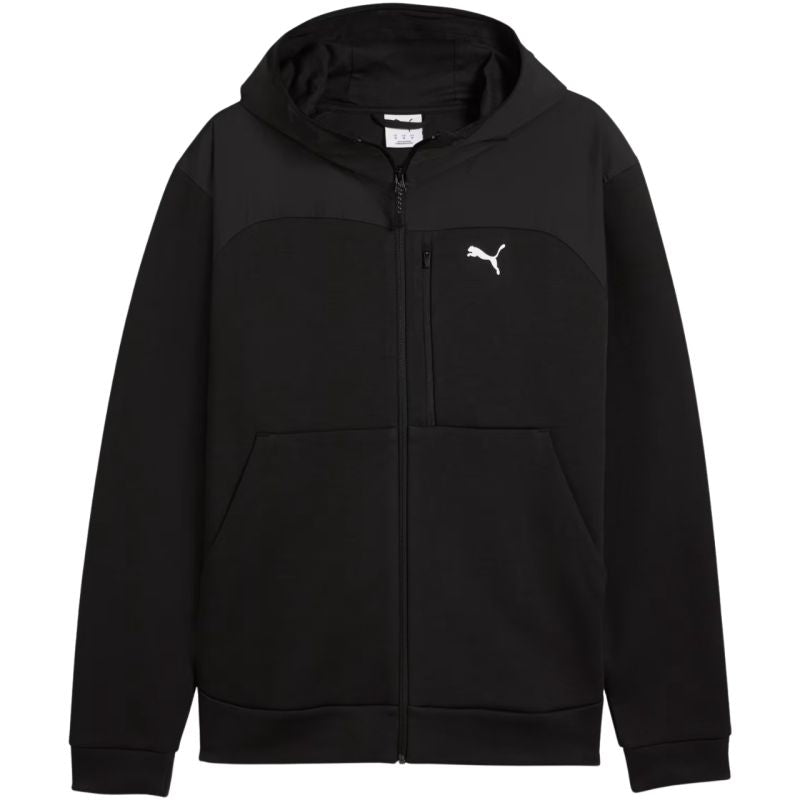 Men's Puma Tech Material Mix Hoodie, black 694490 01