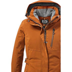 Killtec KOW 165 Women's Hooded Raincoat for Trekking and Everyday Use, Yellow (37726/253) In preparation Your Sports Performance