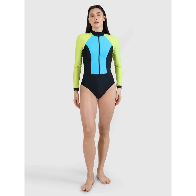 Women's long sleeve swimsuit 4F 4FWSS25USWSF085-33S *Kategoria tymczasowa Your Sports Performance