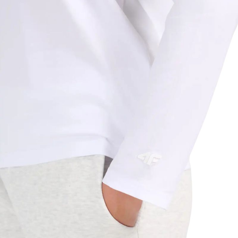 Women’s 4F F639 Long-Sleeve T-Shirt, White 4FWMM00TLONF639 10S