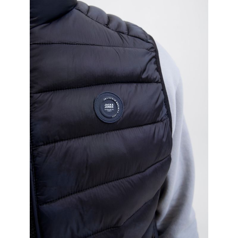 Jack&Jones men's vest JJEBRADLEY LIGHT BODYWARMER COLLAR NOO 12280973 BLACK In preparation Your Sports Performance