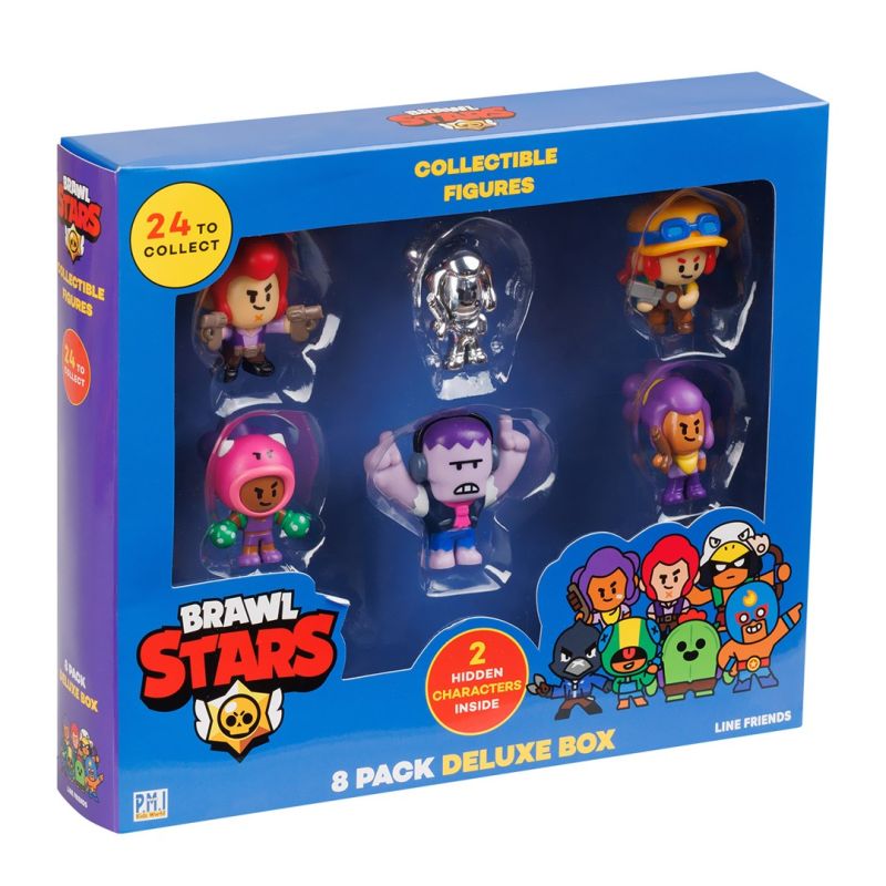 BRAWL STARS S1 FIGURES - 8 PACK DELUXE BOX VER.C (Gry i zabawki) Figurki/Kolekcjonerskie Your Sports Performance