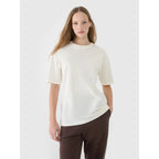 Women's oversize plain T-shirt 4F 4FRSS25TTSHF2694-11S *Kategoria tymczasowa Your Sports Performance