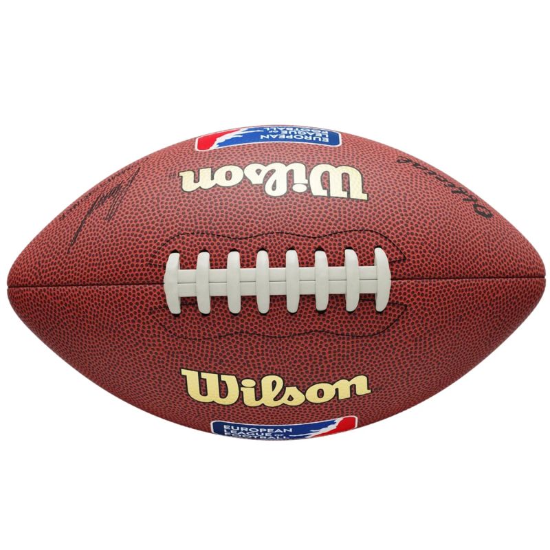Wilson European League Mini Replica Ball WF4013801XB Brown 6 Accessories/Balls/American Football Your Sports Performance