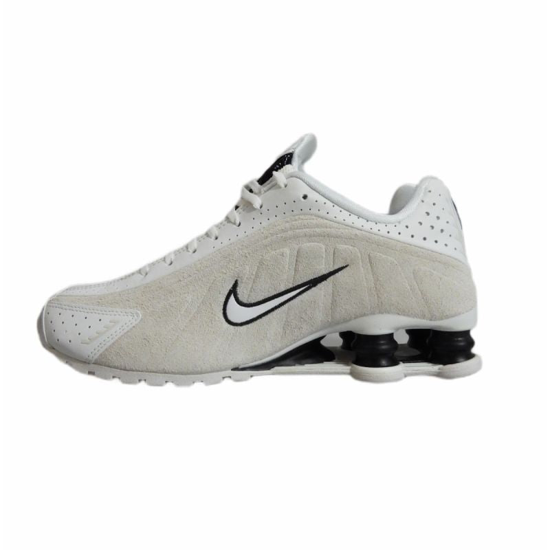 Nike Shox R4 Summit White/Light Orewood Brown Beige Women's Sports Shoes - HQ7739-100 Nike