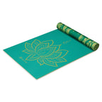 Double-sided Yoga Mat GAIAM Turquoise Lotus 6 MM 62344 Accessories/Training equipment Your Sports Performance