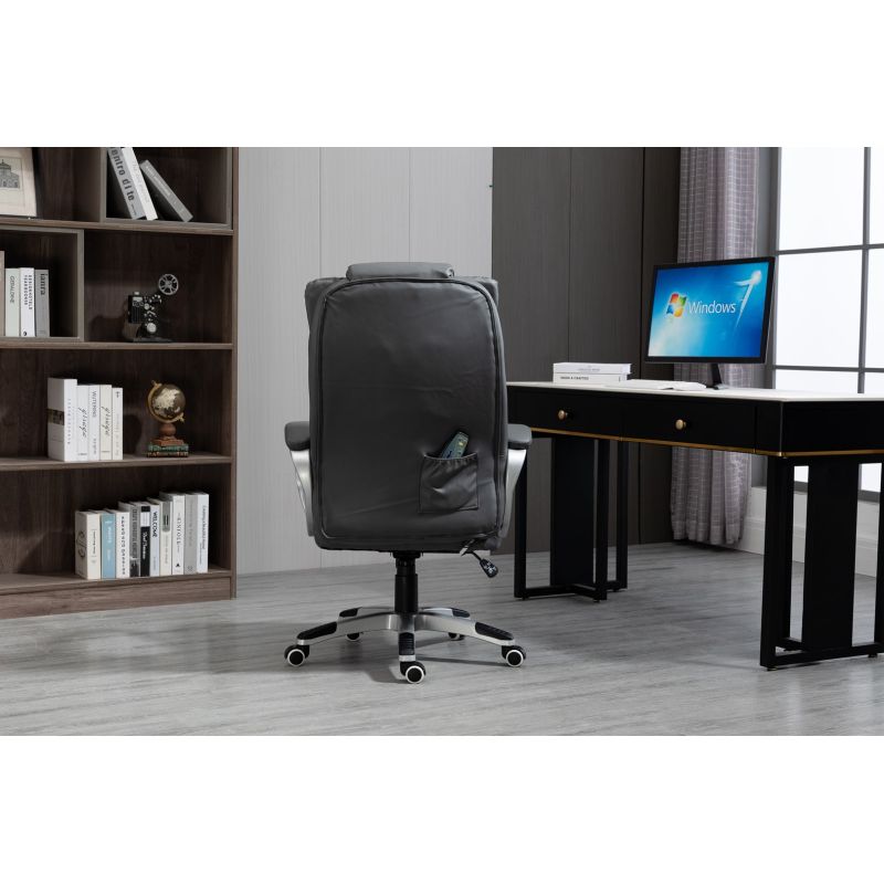 Activejet Heated Massage Office Chair YK7304 Gray Fotele/Fotele biurowe Your Sports Performance