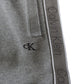 Calvin Klein Fleece Logo Tape Jogger Grey Heather Sweatpants - LZ04LE291G-P7E