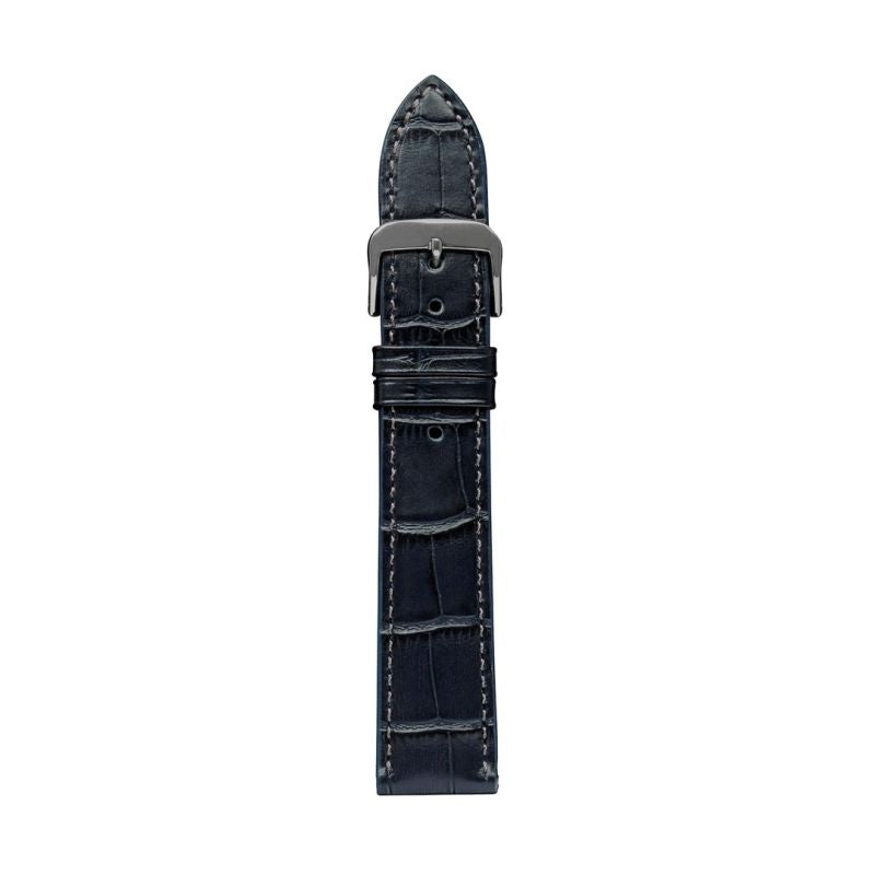 Zeppelin navy blue leather strap, 20 mm Akcesoria sportowe i turystyczne/Zegarki sportowe Your Sports Performance