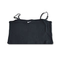 Nike Sportswear Essential Rib Crop Top Women's Black/White - DM6737-010 Nike