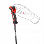 LEKI 3D AIRFOIL STICKS black/red 125 Akcesoria sportowe i turystyczne/Kije do Nordic Walking i trekkingu Your Sports Performance