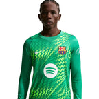 Nike FC Barcelona Stadium Goalkeeper2026/27 Men's Jersey Green II1997 324