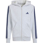adidas Essentials Full-Zip Hoodie for Kids Light Gray KQ9050