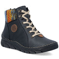 Rieker 55040-00 comfortable black women's ankle boots