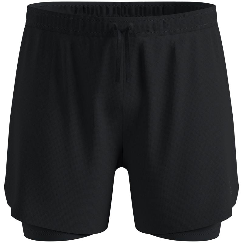 Men’s Odlo 2-in-1 ZEROWEIGHT 5 INCH Shorts, Black