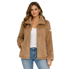 Women’s fleece jacket Geographical Norway TOFURE TAUPE DB LADY 0124 (WZ8151F/GN-TAUPE)