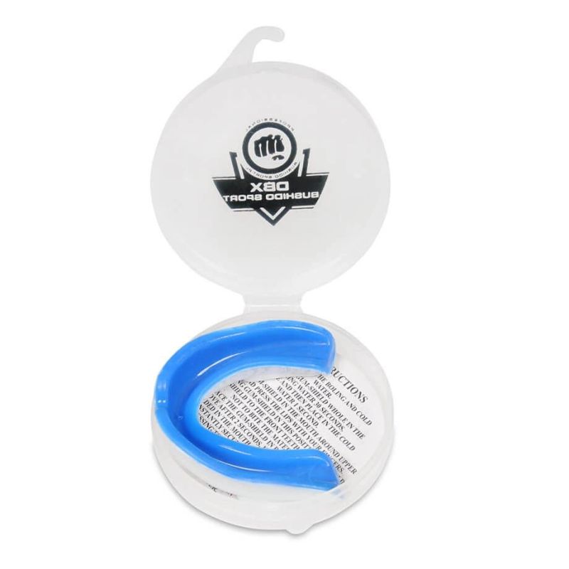 Gel Mouthguard + Box - White and Blue | GelTech ochraniacze zębów Your Sports Performance