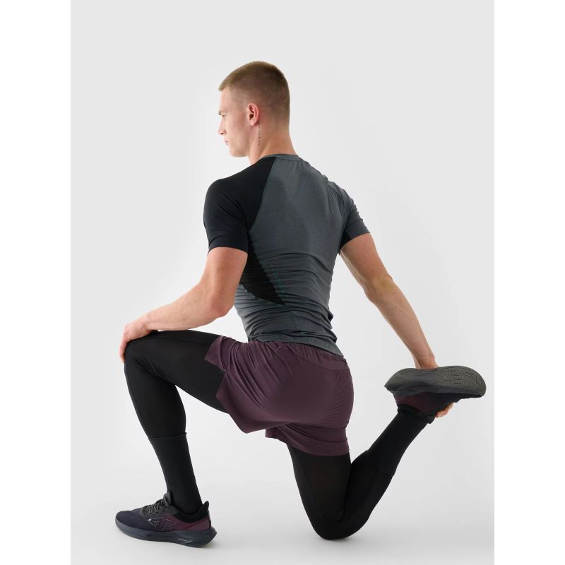 Men's quick-drying running shirt 4F 4FWAW24TFTSM0955-40M *Kategoria tymczasowa Your Sports Performance