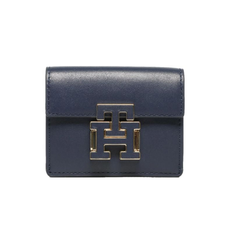 Tommy Hilfiger Push Lock Leather Wallet AW0AW14344 Accessories/pozostałe portfele i kosmetyczki Tommy Hilfiger