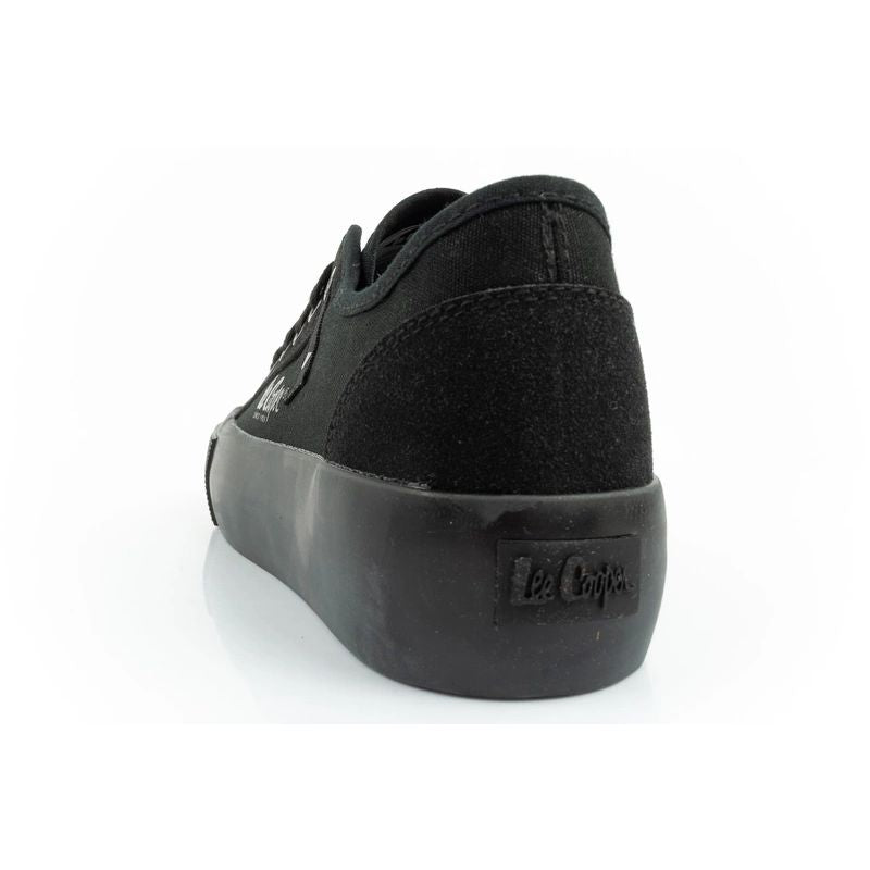 Lee Cooper women's sports shoes fabric platform sneakers black In preparation Your Sports Performance