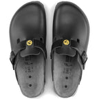 Women's Birkenstock Boston ESD Black clogs natural leather medical narrow slippers (0061368) Footwear/Lifestyle/Brinkenstock/Klapki/chodaki Birkenstock