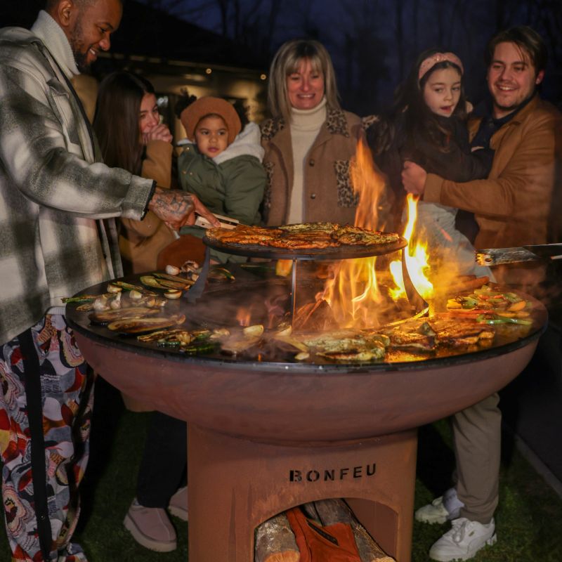 BF Bonbiza XL Open rusty garden fire pit In preparation Your Sports Performance