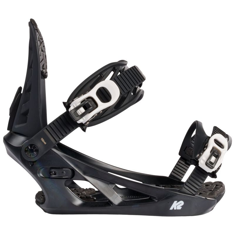 K2 YOU+H Black Junior Snowboard Bindings
