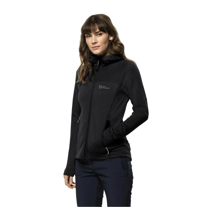 Polar Jack Wolfskin Hirschberg Hooded FZ W 1710871-6000 Clothing/Outdoor/Jack Wolfskin Your Sports Performance