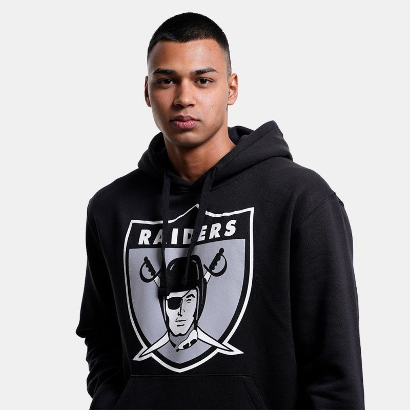 Mitchell &amp; Ness Nfl Team Logo Hoody Oakland Raiders M HDSSINTL1052-ORABLCK Clothing/Lifestyle/Mitchell & Ness Your Sports Performance