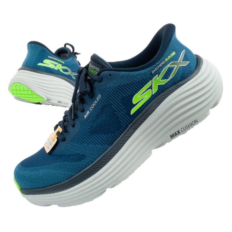 Skechers Max Cushioning Slip-INS M 220611/NVY Running Shoes Footwear/Running/Men/Skechers Skechers