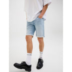 Jack&Jones men's short pants JJIRICK JJICON IK SHORTS GE 118 SN 12269609 BLUE DENIM Jack&Jones