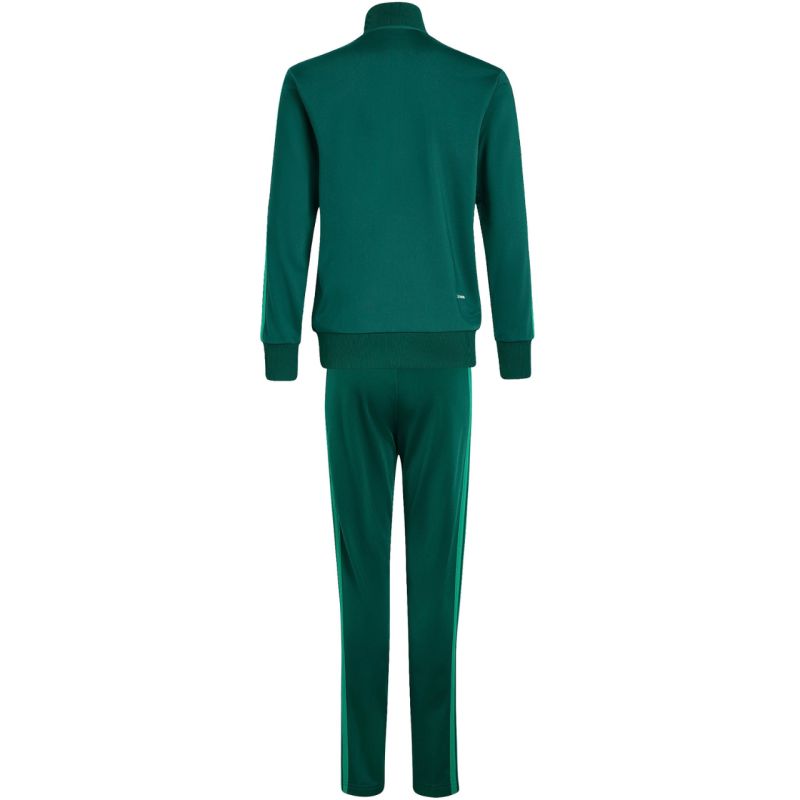adidas Seasonal Essentials Tiberio 3-Stripes Kids Tracksuit Green KT1665