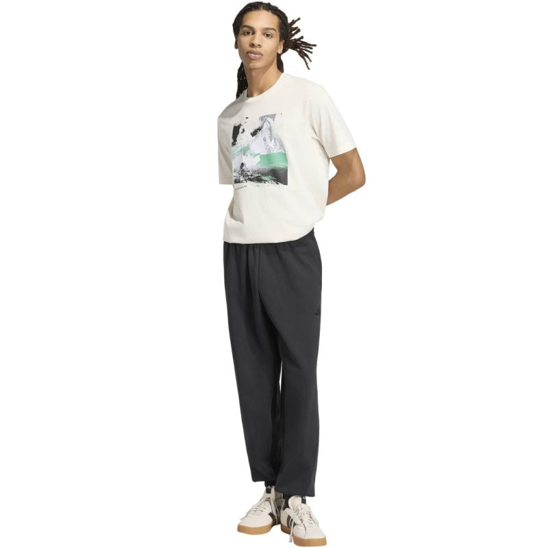 Men's adidas Memories of Sport Outdoor Graphic T-shirt Cream KC7095