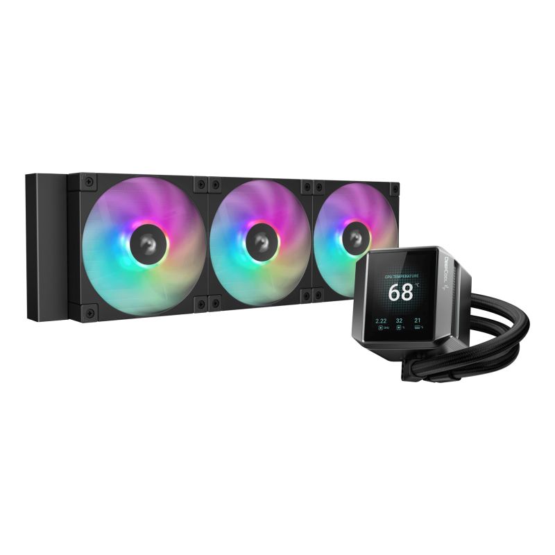 DeepCool MYSTIQUE 360 ARGB Processor All-in-one Liquid Cooler 12 cm Black 1 pc. Chłodzenie/Chłodzenie - zestawy chłodzenia wodnego Your Sports Performance