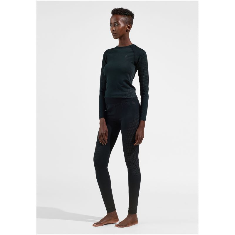Women’s thermal leggings ODLO PERFORMANCE WARM BL BOTTOM, black