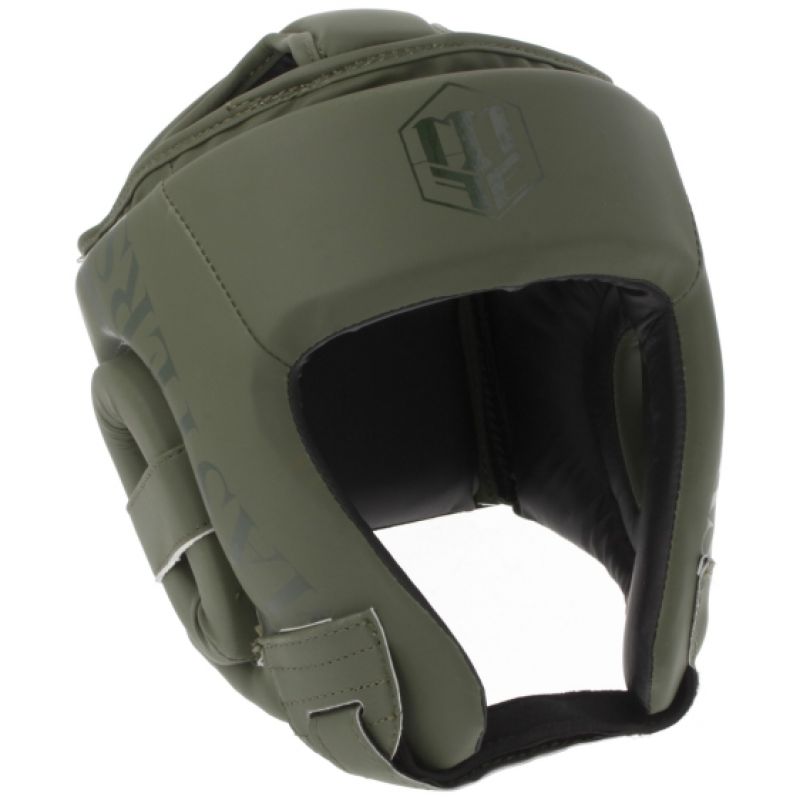 Boxing helmet MASTERS KTOP-PU-MATT "M" green In preparation Your Sports Performance