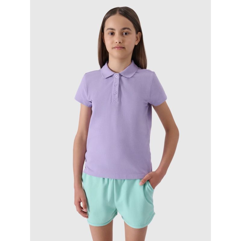 Girls' regular polo shirt 4F Junior *Kategoria tymczasowa Your Sports Performance