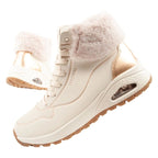Skechers Uno Rugged women's sports shoes insulated winter ankle boots beige Skechers