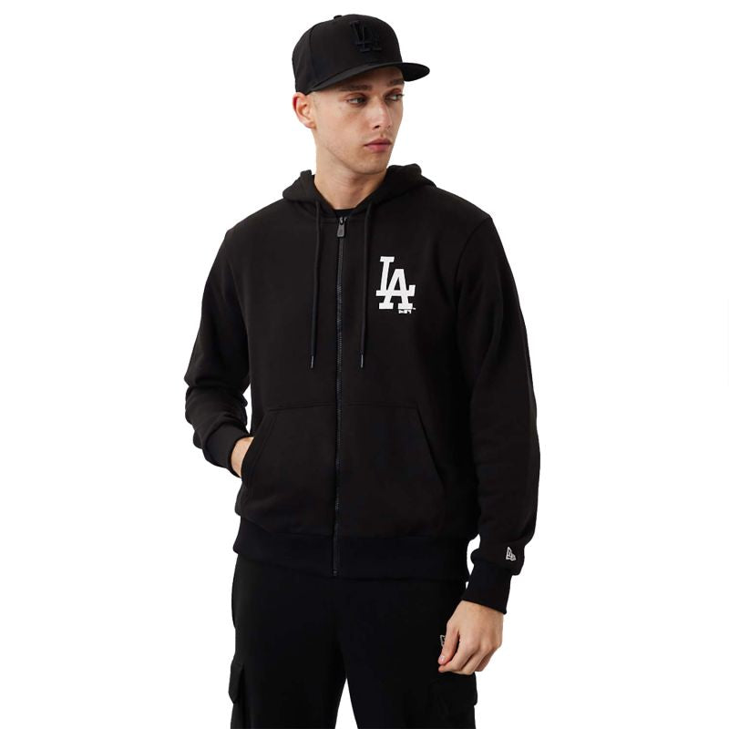 New Era Mlb League Los Angeles Dodgers Essential Zip Hoodie M 60284775 Clothing/Lifestyle/New Era Your Sports Performance