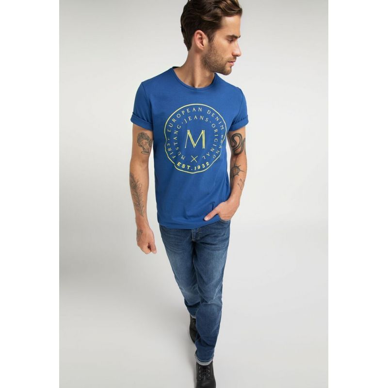 Mustang Alex Print M T-shirt 1009020 5235 Clothing/Lifestyle/T-shirts/Mustang Your Sports Performance