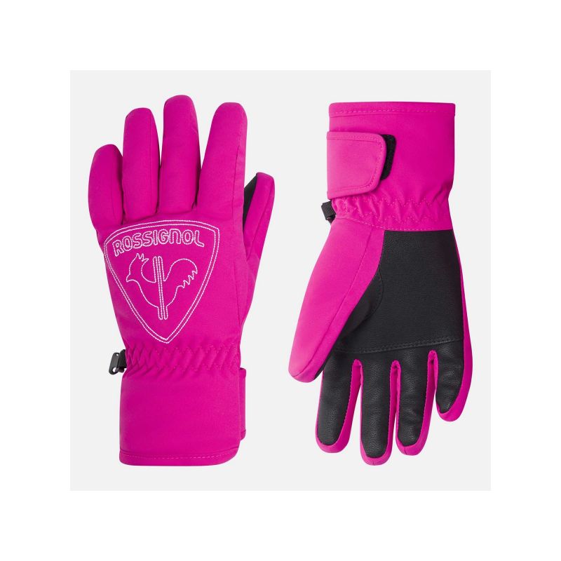 Rossignol Jr Rooster G Gloves Pink Import z PMSport Your Sports Performance