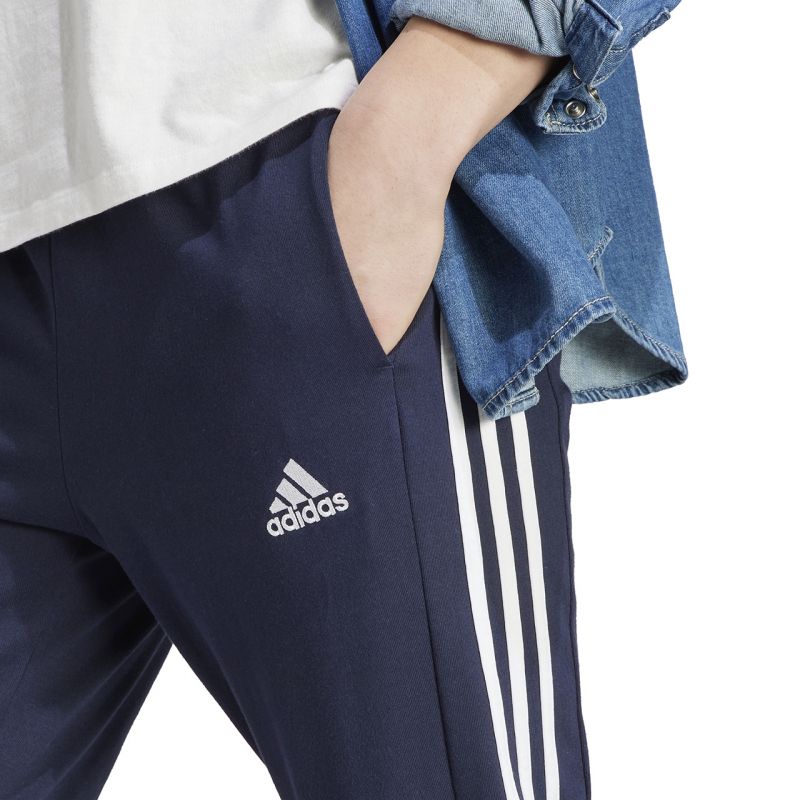 adidas Essentials Single Jersey Tapered Open Hem 3-Stripes M IC0045 Clothing/Training Adidas