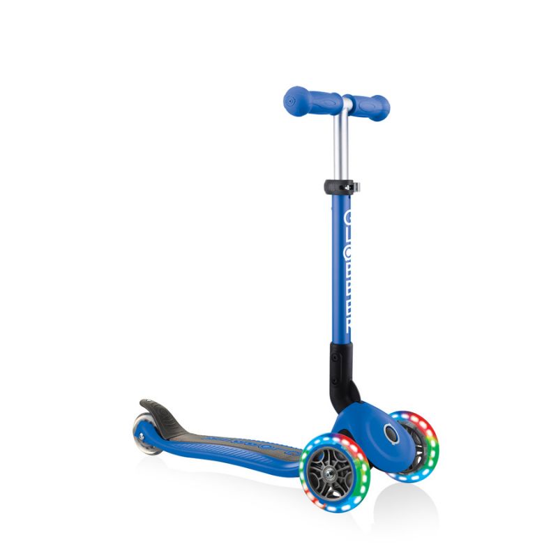 3-wheel scooter Globber Foldable Lights Navy Blue Jr 437-100 Accessories/Skating/Hulajnogi Your Sports Performance