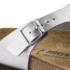 Birkenstock Gizeh Birko-Flor silver regular wide women's flip-flops (0043851) Footwear/Lifestyle/Brinkenstock/Japonki Birkenstock